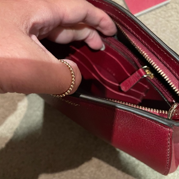Cartier red leather clutch - Picture 3 of 6